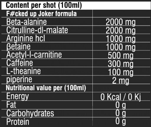 Trainings-Set: Swedish Supplements Fucked + ESN Ultrapure L-Glutamin – Swedish Supplements Fucked Up Headshot 16x100ml (Crazy Mango)